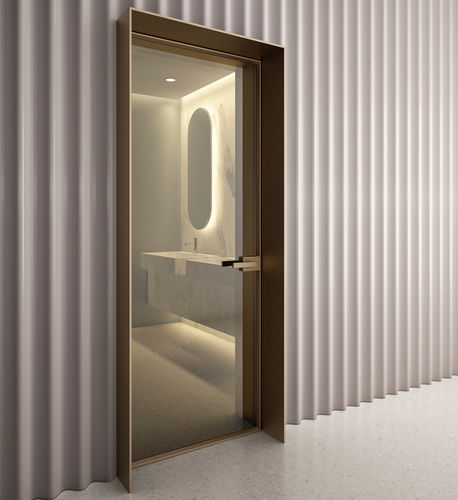 Porta da interno - ENTRE-DEUX - ALBED - in legno / in alluminio / in vetro