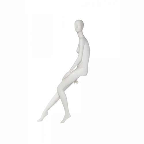 Manichino donna - STU13 - Cofrad Mannequins - astratto / seduto / bianco