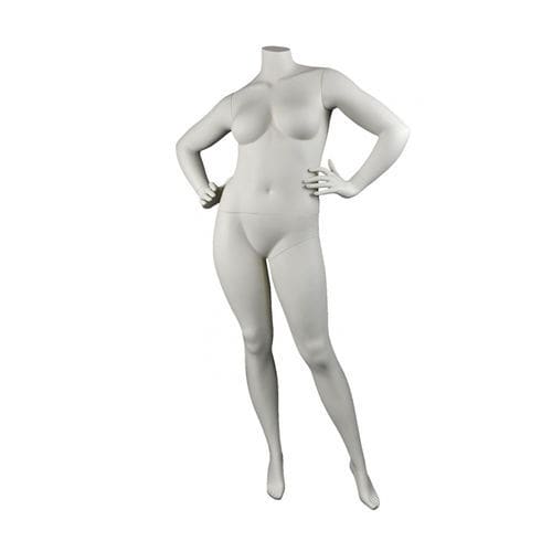 Manichino donna corpulenta - DIS.VO3 - Cofrad Mannequins - realista / senza testa / bianco