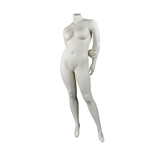 Manichino donna corpulenta - DIS.VO5 - Cofrad Mannequins - realista / senza testa / bianco