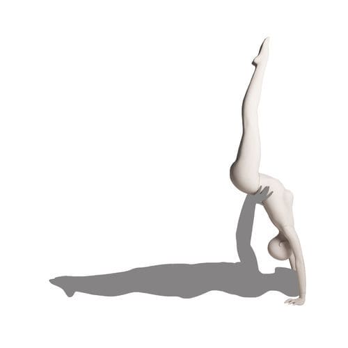Manichino donna - YOGA_CPL.1F - Cofrad Mannequins - sport / flessibile / bianco