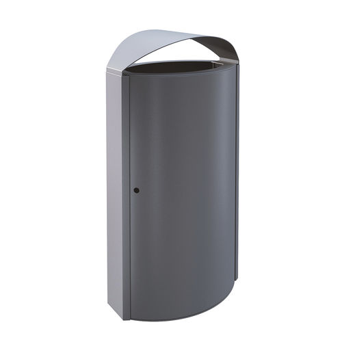 Portarifiuti in acciaio galvanizzato - 85211 - AUWEKO GmbH - in acciaio con rivestimento a polvere / da esterno / per spazio pubblico