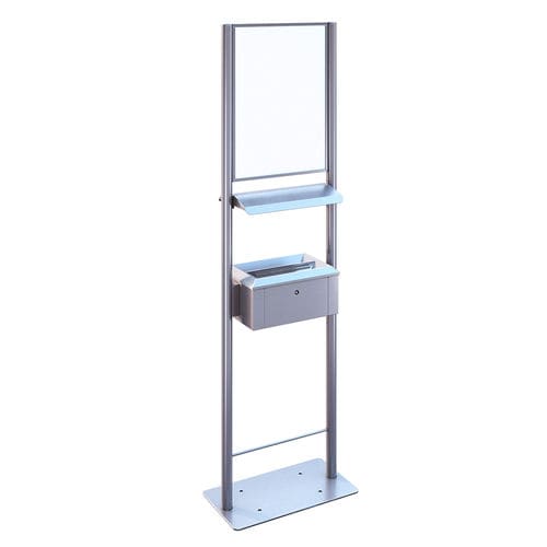 Portacenere da terra - TDA-11-DB-2020 - AUWEKO GmbH - in acciaio galvanizzato / in acciaio inossidabile / in polietilene