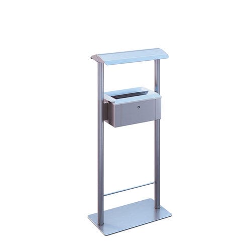 Portacenere da terra - TD-11-DB-2020 - AUWEKO GmbH - in acciaio galvanizzato / in acciaio inossidabile / per esterni