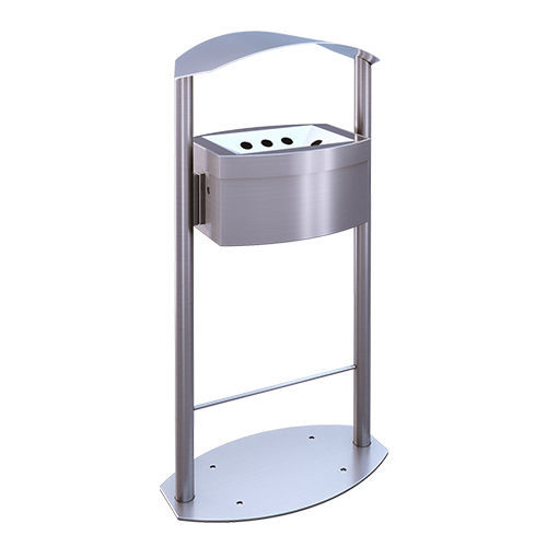 Portacenere da terra - TD-11-DB - AUWEKO GmbH - in acciaio galvanizzato / in acciaio inossidabile / da esterno