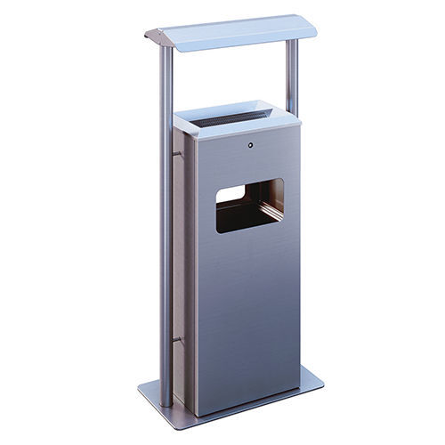 Portarifiuti in acciaio galvanizzato - TKD-11-DB-2020 - AUWEKO GmbH - in acciaio inossidabile / in acciaio inossidabile spazzolato / da esterno