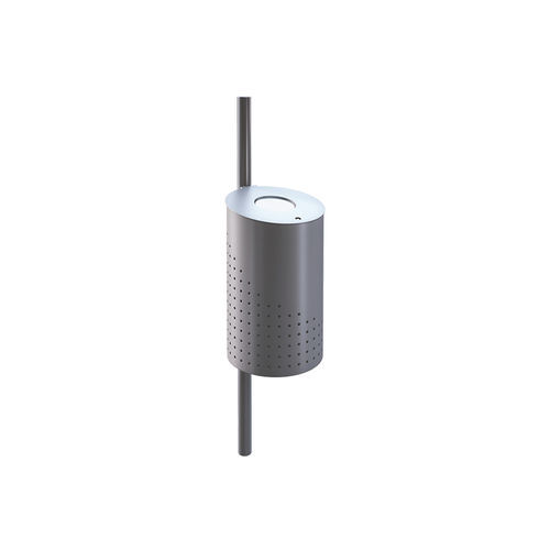 Portarifiuti in acciaio galvanizzato - Ecospeedy - AUWEKO GmbH - in acciaio con rivestimento a polvere / da esterno / sospeso