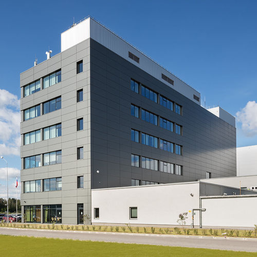 Rivestimento di facciata a cassetta - SIEMENS SGTT - ALUCOBOND - in alluminio / in composito / a incastro