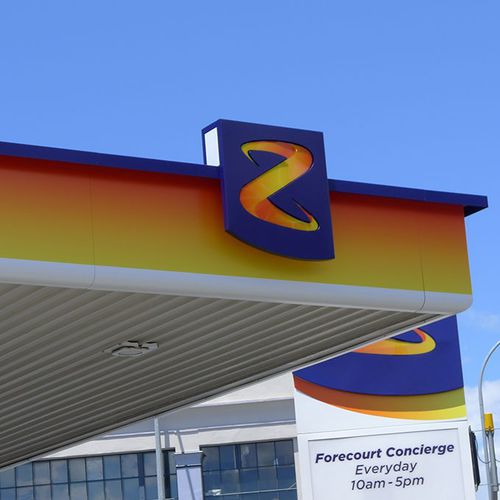 Pannello in composito di rivestimento - Z-ENERGY PETROL STATION - ALUCOBOND - per edificio / per tettoia / resiste alle intemperie