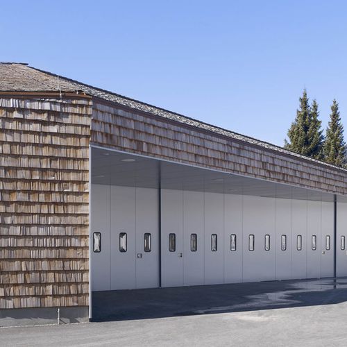 Intradosso in composito - FORESTRY EIBENSTOCK - ALUCOBOND - in alluminio