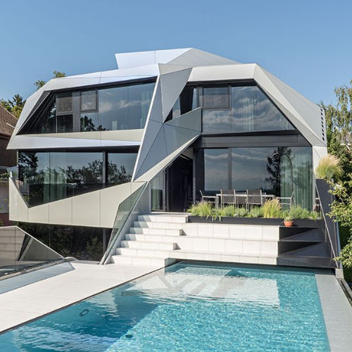 Rivestimento di facciata in pannelli - COMED - ALUCOBOND - in alluminio / in composito / a incastro