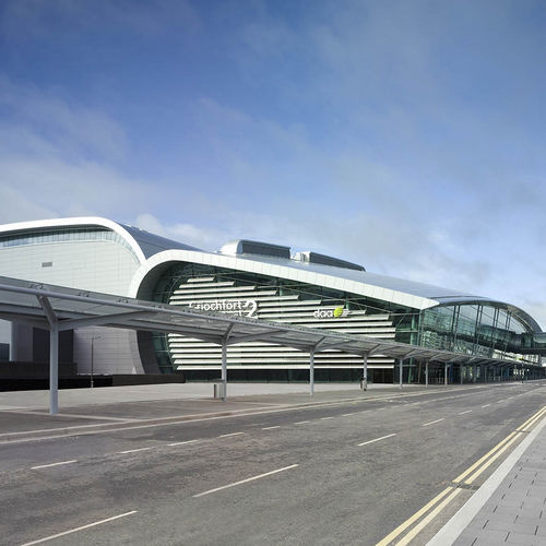 Pannello in composito di rivestimento - DUBLIN AIRPORT TERMINAL 2 - ALUCOBOND - per rivestimento di facciata / per tetto / per soffitta a cassettoni