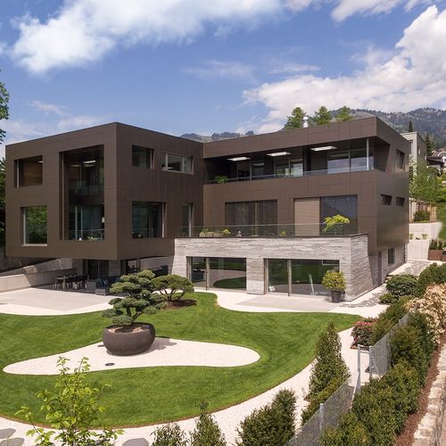 Pannello in composito di rivestimento - VILLA SCHWYZ - ALUCOBOND - per interni / per rivestimento di facciata / per tetto