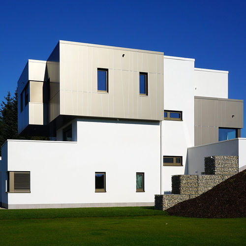 Rivestimento di facciata in pannelli - COLOMBO - ALUCOBOND - in alluminio / in composito / a incastro