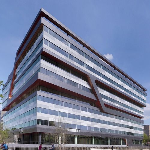 Rivestimento di facciata a cassetta - RABOBANK HEADQUARTERS - ALUCOBOND - in composito / in alluminio / a incastro