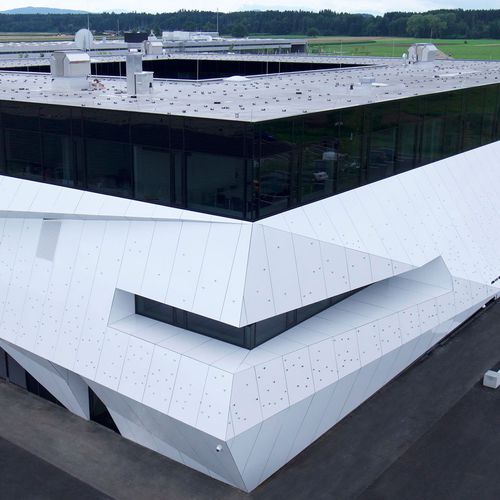 Rivestimento di facciata in pannelli - KTM - ALUCOBOND - in alluminio / in composito / a incastro