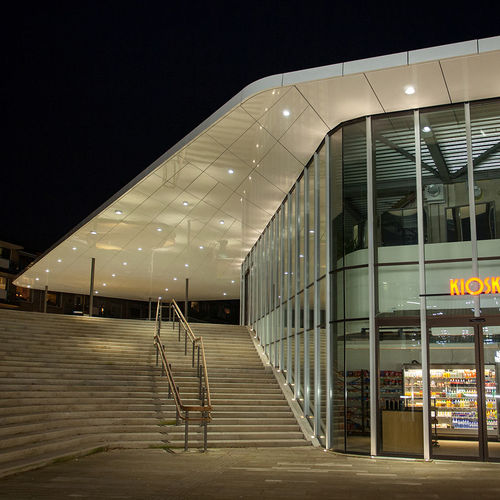 Intradosso in composito - RAILWAY STATION HARDERWIJK - ALUCOBOND - in alluminio