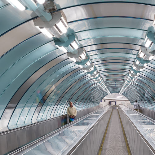 Pannello in composito di rivestimento - SUBWAY STATION SPORTIVNAYA-2 - ALUCOBOND - per interni / per muro / per soffitto