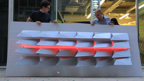 Frangisole in composito - SHARKS - ALUCOBOND - in alluminio / outdoor / per facciata