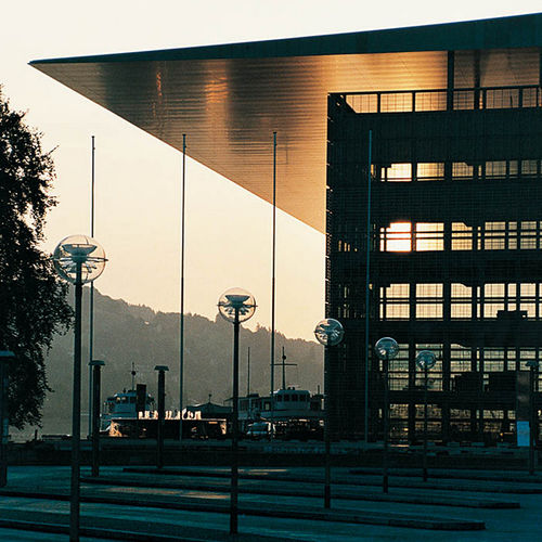 Pannello in composito di rivestimento - ART AND CONGRESS HALL LUCERNE - ALUCOBOND - per tetto / per soffitta a cassettoni / resiste alle intemperie
