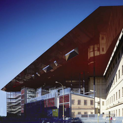 Rivestimento di facciata a cassetta - MUSEUM REINA SOFIA - ALUCOBOND - in composito / in alluminio / a incastro