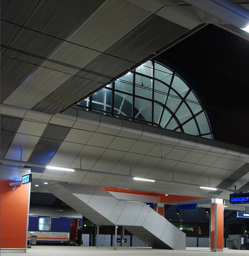 Pannello in composito di rivestimento - CENTRAL STATION KRAKOW - ALUCOBOND - per edificio / per tettoia d'entrata / resiste alle intemperie
