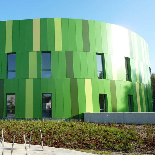 Rivestimento di facciata in pannelli - BAMBADOS - ALUCOBOND - in alluminio / in composito / a incastro