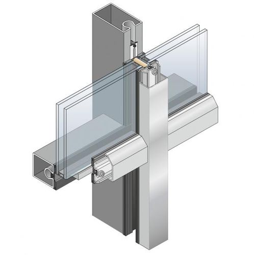 Facciata continua a montanti e traversi - FORSTER TERMFIX VARIO - Gutkowski - in metallo e in vetro / con isolamento integrato / ad alta resistenza