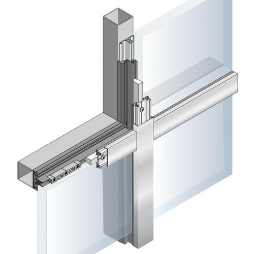 Facciata continua in pannelli - FORSTER TERMFIX LIGHT - Gutkowski - in metallo e in vetro / con isolamento integrato