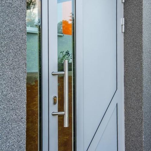 Porta d'ingresso - INFILL - Gutkowski - in acciaio / battente / contemporanea