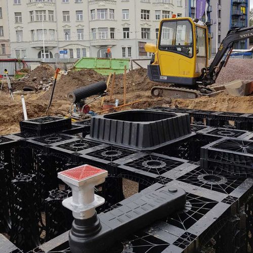 Modulo per attecchimento alberi in HDPE - ROOTSPACE® 400 - GreenBlue Urban Ltd