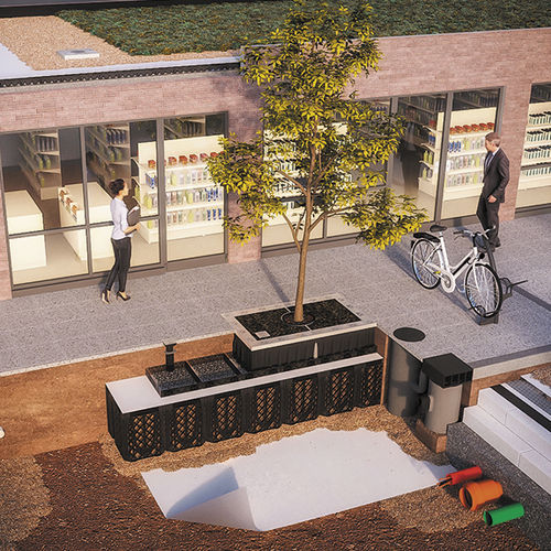 Modulo di gestione delle acque piovane per strade - ARBORCELL - GreenBlue Urban Ltd - per piantagione di alberi