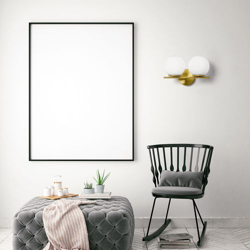 Applique contemporanea - JUGEN - Miloox - da interno / in vetro soffiato / in ottone spazzolato