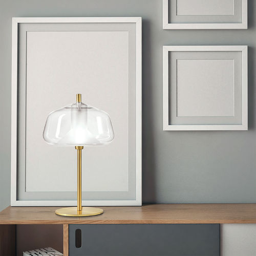 Lampada da tavolo - X-RAY  - Miloox - in rame / in bronzo / in vetro borosilicato