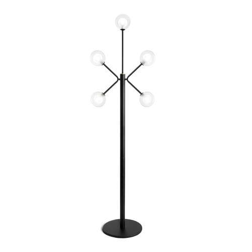 Lampada da pavimento - COSMO - Miloox - in metallo verniciato / in vetro borosilicato / contemporanea