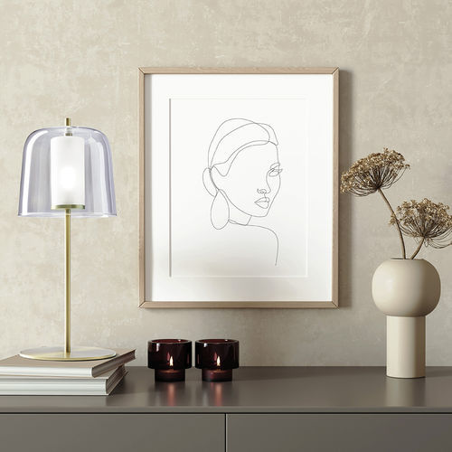 Lampada da tavolo - FRIDA - Miloox - in metallo / in vetro / in vetro borosilicato