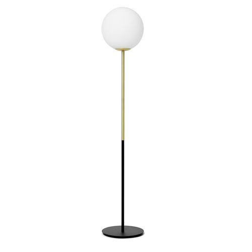 Lampada da pavimento - JUGEN - Miloox - in metallo / in opalina / in vetro