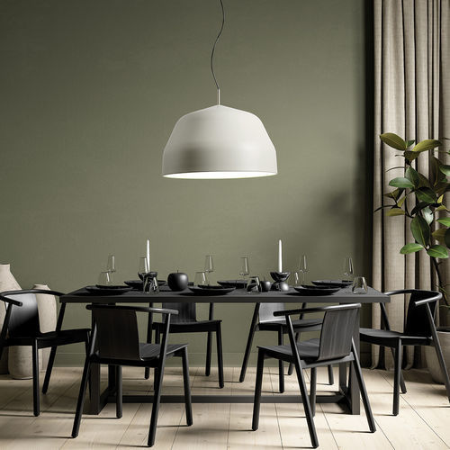 Lampada a sospensione - MUG - Miloox - in plastica / in metallo / in cromo