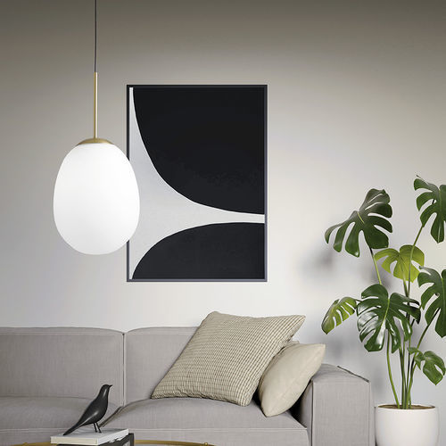 Lampada a sospensione - DROP - Miloox - in opalina / in vetro / design