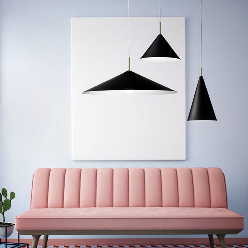 Lampada a sospensione - SAMOI - Miloox - in metallo / in ottone spazzolato / contemporanea