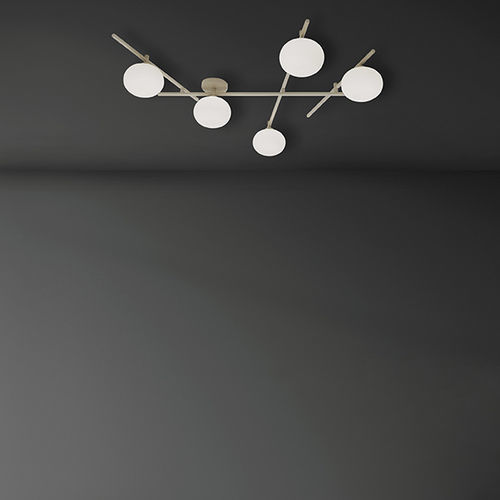 Lampada a sospensione - MIKADO - Miloox - in metallo / in metallo verniciato / in vetro borosilicato