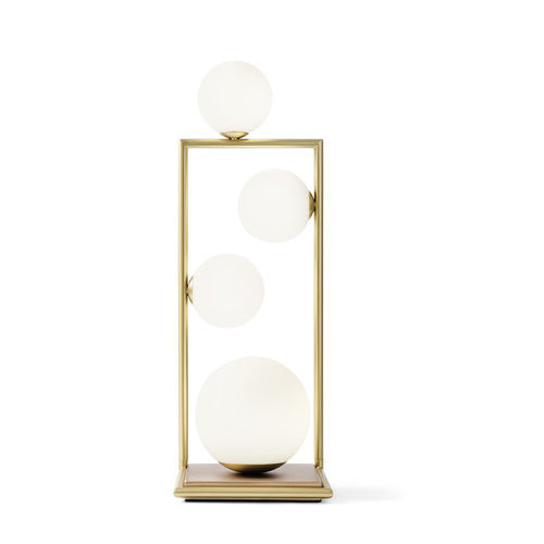 Lampada da tavolo - BUBLE - Miloox - in bronzo / in acciaio / in opalina