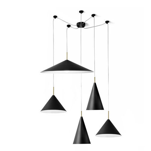Lampada a sospensione - SAMOI - Miloox - in metallo / in ottone spazzolato / contemporanea