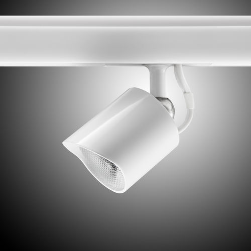 Faretti a binario LED - MINI C PICCOLO - LOUPI - tondo / in PMMA / per negozio