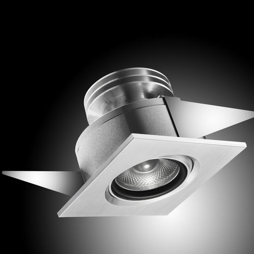 Faretto da incasso a soffitto - INSERT 10 ADJUSTABLE - LOUPI - LED / quadrato / per negozio