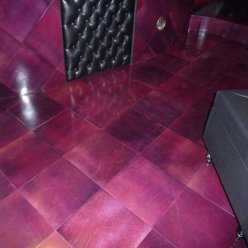 Pavimento in pelle - ANTIQUE PREMIUM - CUIR DECO - da interno / residenziale / professionale