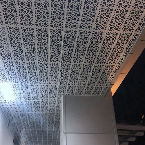 Lamiera metallica perforata - MCT-C004 - M-City Aluminum Co., Ltd. - in alluminio / per controsoffitto / speciale