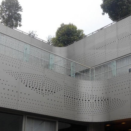 Rivestimento di facciata in pannelli - MCT-004 - M-City Aluminum Co., Ltd. - in fogli / in alluminio / perforato