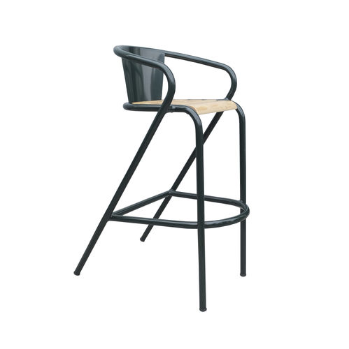 Sedia alta contemporanea - Gon&ccedil;alo - ARCALO - da interno / in legno compensato / con supporto in metallo