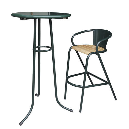 Tavolo da bistrot contemporaneo - model 7 - ARCALO - in metallo / con supporto in metallo / rotondo